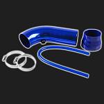 Патрубок воздушного фильтра алюминиевый RACING Air Intake D=76 мм синий Патрубок воздушного фильтра алюминиевый RACING Air Intake D=76 мм синий