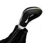 Ручка КПП универсальная NARDI style /чёрная кожа, хром/ Ручка КПП универсальная NARDI style /чёрная кожа, хром/