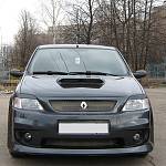 Накладки на фары /реснички/ DM Style LADA Largus, RENAULT Logan (2 штуки)