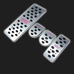 Накладки на педали МКПП /алюминий/ SportTech (STI) (комплект)