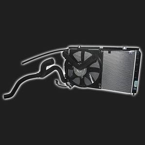 Радиатор охлаждения алюминиевый в сборе ВАЗ 1117-1119 /Лада-Калина с кондиционером PANASONIC/ Радиатор охлаждения алюминиевый в сборе ВАЗ 1117-1119 /Лада-Калина с кондиционером PANASONIC/