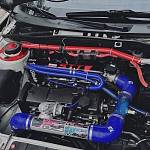 Маслоуловитель прямоугольный универсальный GReddy style синий Маслоуловитель прямоугольный универсальный GReddy style синий