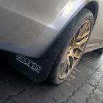 Брызговики  колёс универсальные SPARCO style большие чёрные (4 штуки)