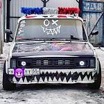 Зеркало заднего вида боковое F2 style под карбон, универсальное (2 штуки)