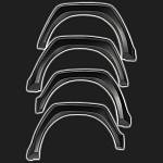 Расширители арок квадратные ВАЗ 2121-21214 /Нива 3-дверная/ (4 штуки)