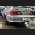 Глушитель прямоточный RZVS (51 мм) тихий, нержавейка /без насадки/ ВАЗ 2115 Глушитель прямоточный RZVS (51 мм) тихий, нержавейка /без насадки/ ВАЗ 2115