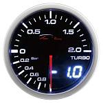 Прибор DEPO (D Racing) /52 мм/ BLED давления турбо, тонированное стекло