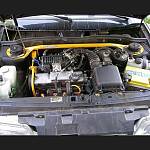 Растяжка передних стоек с доп. опорой двигателя  8V ТехноМастер ВАЗ 2108-21099, 2110-2112, 2113-2115