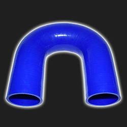 Патрубок силиконовый 180° D=76 мм PROSPORT синий