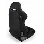 Сиденье спортивное универсальное RECARO-500 style чёрное, замша (размер М)