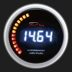 Прибор DEPO (D Racing) /52 мм/  указатель состава смеси, c широкополосным датчиком кислорода Bosch, тонированное стекло