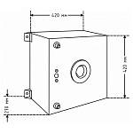 Бак топливный алюминиевый SPORT /40 л/ с алюминиевой крышкой