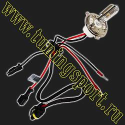 Лампа ксеноновая  H4 6000K HID (2 штуки)