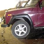 Расширители арок квадратные ВАЗ 2121-21214 /Нива 3-дверная/ (4 штуки)