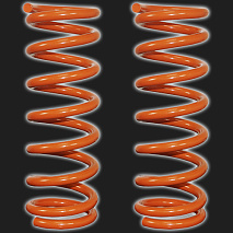 Пружины передней подвески ТехноРессор ЛИФТИНГ +50 мм Chevrolet NIVA, LADA Niva Travel (2 штуки)