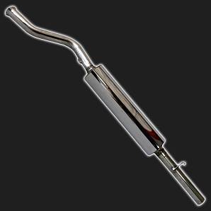 Глушитель прямоточный RZVS (51 мм) тихий, нержавейка /без насадки/ ВАЗ 2112, 2172 (Лада-Приора хэтчбек) Глушитель прямоточный RZVS (51 мм) тихий, нержавейка /без насадки/ ВАЗ 2112, 2172 (Лада-Приора хэтчбек)