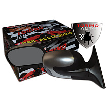 Зеркало заднего вида боковое TORINO с LED повторителем поворота, серебристое ВАЗ 2110-2112 (2 штуки)