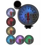 Прибор AUTO GAUGE тахометр /125 мм/, внешняя вспышка, 7-цветная подсветка, память, на подставке, 0-11000 RPM