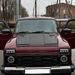 Накладка на капот БАРС LADA 4x4, LADA Niva Legend