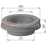 Подшипник верхней опоры стойки СЭВИ-ЭКСПЕРТ LADA Vesta (1 штука)