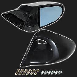 Зеркало заднего вида боковое GANADOR Style чёрное, с антибликом, универсальное (2 штуки)