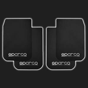 Брызговики  колёс универсальные SPARCO style большие чёрные (4 штуки)