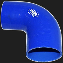 Патрубок силиконовый  90° D=63/70 мм SAMCO SPORT синий