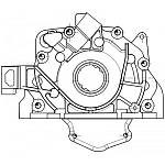 Насос масляный LUZAR для а/м LADA Vesta 1.8L, X-Ray 1.8L