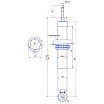 Амортизатор задней подвески газомасляный DEMFI c винтовой регулировкой ВАЗ 2108-21099, 2110-2112, 2113-2115, Калина, Приора, Гранта (2 штуки) Амортизатор задней подвески газомасляный DEMFI c винтовой регулировкой ВАЗ 2108-21099, 2110-2112, 2113-2115, Калина, Приора, Гранта (2 штуки)