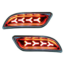 Катафот заднего бампера светодиодный LEXUS Style красный ВАЗ 2170, 2172 /Лада-Приора SE/ (2 штуки)