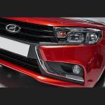 Облицовки бампера под противотуманные фары LADA Vesta (2 штуки)