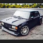 Крепление сплиттера с регулировкой L-100 мм чёрное (2 штуки)