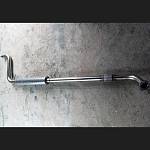 Резонатор прямоточный RZVS (51 мм) нержавейка, с гофрой ВАЗ Калина, Гранта (штатная установка)