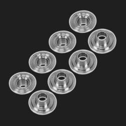 Тарелка пружины клапана (алюминий Д16Т)  8V с роспуском 1мм ВАЗ 2108-21099, 2110-2112, 2113-2115, Калина, Приора, Гранта (8 штук)