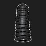 Кожух амортизатора задней подвески ВАЗ 2108-21099, 2110-2112, 2113-2115, Калина, Приора, Гранта (1 штука) Кожух амортизатора задней подвески ВАЗ 2108-21099, 2110-2112, 2113-2115, Калина, Приора, Гранта (1 штука)