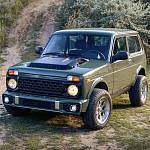 Решётка радиатора MAGNUM с сеткой LADA 4x4 /Нива/