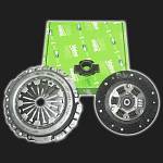Комплект сцепления VALEO для а/м ВАЗ 2108-21099, 2113-2115, Калина 8V