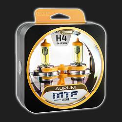 Лампа галогенная  H4 MTF Light AURUM 3000K 60/55W ( 2 штуки)