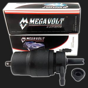 Насос омывателя MEGAVOLT (с уплотнителем) ВАЗ 2104-2107, 2108-21099, 2110-2112, 2113-2115, Калина, Приора, Гранта, LADA 4x4, Niva Legend, Chevrolet NIVA, Niva Travel