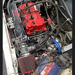 Фильтр вентиляции картерных газов RACING Air Intake /красный/ D-12 мм
