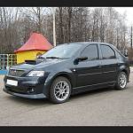 Накладки на фары /реснички/ DM Style LADA Largus, RENAULT Logan (2 штуки)