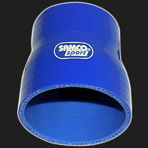 Патрубок силиконовый прямой D=63/76 мм SAMCO SPORT синий