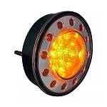 Модуль световой задний /100 мм/ светодиодный жёлтый с полосой (1 штука)