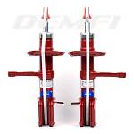 Стойки передней подвески газомасляные DEMFI Premium (-50 мм) ВАЗ Калина, Приора, Гранта (2 штуки)