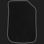 Коврики салона EVA чёрные с чёрной окантовкой LADA Largus 5-местный (комплект)