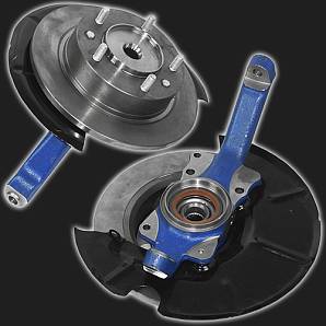 Узел ступичный усиленный в сборе с тормозным диском (внешнее крепление диска) ВолгаАвтоПром ВАЗ 2121-2131 /Нива до 2016 г.в./, Chevrolet NIVA, LADA Niva Travel (комплект)