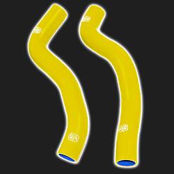 Шланги радиатора охлаждения силиконовые ВАЗ 2108-21099, 2115 /карбюратор/ жёлтые (2 штуки)