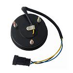 Модуль световой задний /100 мм/ светодиодный жёлтый с полосой (1 штука)