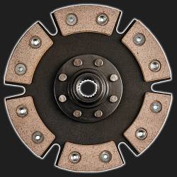 Диск сцепления ведомый /керамика/ 6-лепестковый без демпфера ВАЗ 2110-2112, Калина 16V, Приора, Гранта, Веста 1.6L, Икс-Рей 1.6L, 2101-2107, Нива