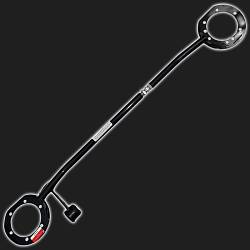 Растяжка передних стоек с доп. опорой двигателя 16V регулируемая AUTOPRODUCT ВАЗ 2108-21099, 2113-2115